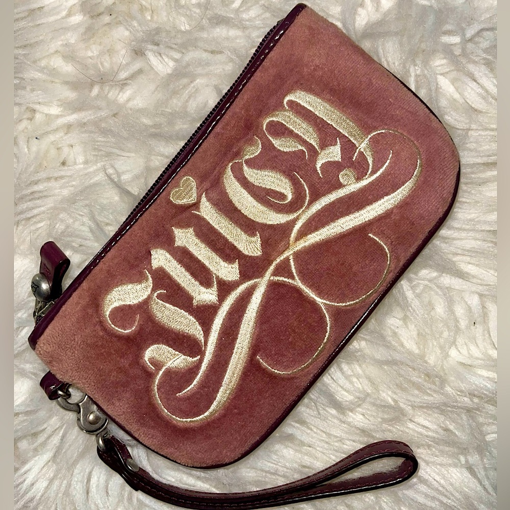 Vintage Juicy Couture Bag | Purple Velvet Y2K Juicy Couture | Color: Purple